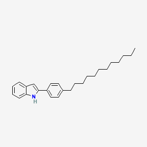 2-(4-Dodecylphenyl)-1H-indole