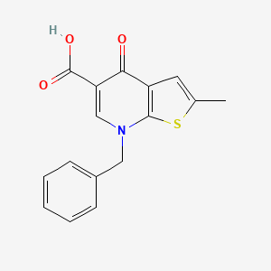 7-Benzyl-2-methyl-4-oxo-4,7-dihydrothieno[2,3-b]pyridine-5-carboxylic acid