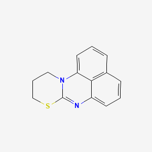 9H-(1,3)Thiazino(3,2-a)perimidine, 10,11-dihydro-