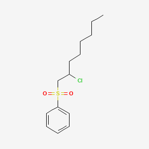 Sulfone, 2-chlorooctyl phenyl