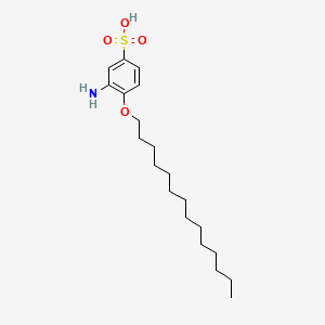 Benzenesulfonic acid, 3-amino-4-(tetradecyloxy)-