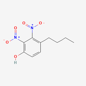 molecular formula C10H12N2O5 B15346845 Butyldinitrophenol 