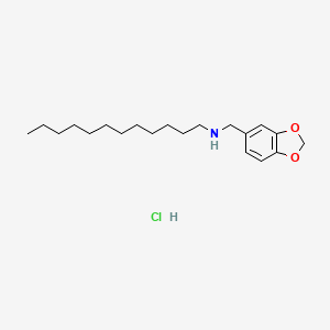 N-(1,3-benzodioxol-5-ylmethyl)dodecan-1-amine;hydrochloride