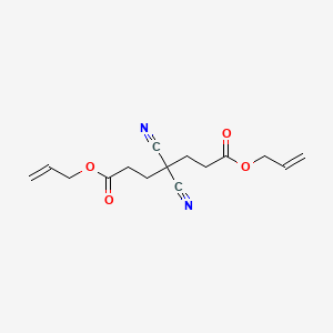 Heptanedioic acid, 4,4-dicyano-, diallyl ester