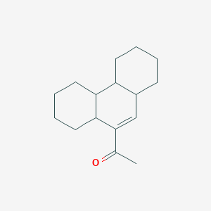 molecular formula C16H24O B15347024 1-(1,2,3,4,4a,4b,5,6,7,8,8a,10a-Dodecahydrophenanthren-9-yl)ethanone CAS No. 7505-99-9