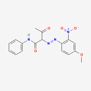 2-[(4-Methoxy-2-nitrophenyl)azo]acetoacetanilide