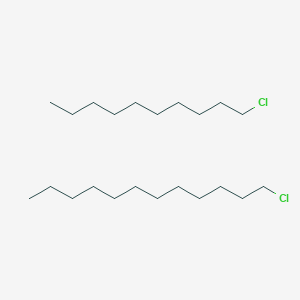 molecular formula C22H46Cl2 B15347211 1-Chlorodecane;1-chlorododecane CAS No. 90622-67-6