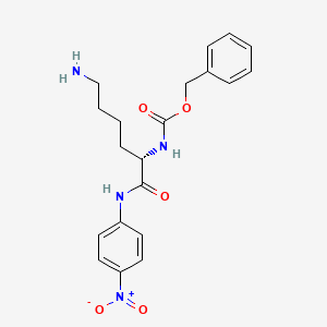 molecular formula C20H24N4O5 B15347430 N(alpha)-Carbobenzoxylysine-4-nitroanilide CAS No. 70144-71-7