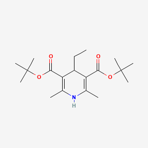 Bis(tert-butyl) 4-ethyl-1,4-dihydro-2,6-dimethylpyridine-3,5-dicarboxylate