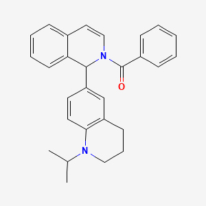 6-(2-Benzoyl-1,2-dihydro-1-isoquinolinyl)-1-isopropyl-1,2,3,4-tetrahydroquinoline