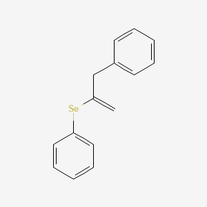 (2-Phenylselanyl-allyl)-benzene