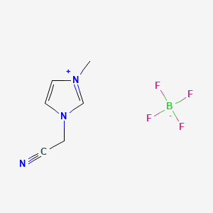 2-(3-Methylimidazol-3-ium-1-yl)acetonitrile;tetrafluoroborate