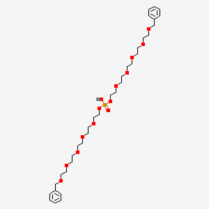 molecular formula C34H55O14P B15347604 Bis(1-phenyl-2,5,8,11,14-pentaoxahexadecan-16-yl) hydrogen phosphate CAS No. 98072-05-0