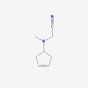 Acetonitrile,(3-cyclopenten-1-ylmethylamino)-