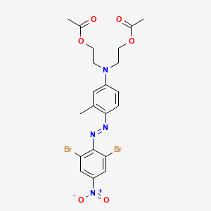 2,2'-[[4-[(2,6-Dibromo-4-nitrophenyl)azo]-3-methylphenyl]imino]bisethyl diacetate