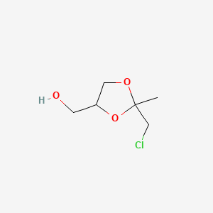 2-Chloromethyl-2-methyl-1,3-dioxolane-4-methanol