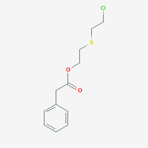 2-(2-Chloroethylsulfanyl)ethyl 2-phenylacetate