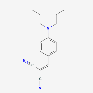 [4-(Dipropylamino)benzylidene]propanedinitrile