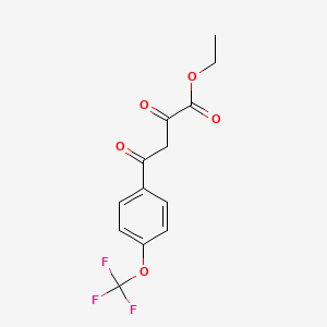 Ethyl 2,4-dioxo-4-[4-(trifluoromethoxy)phenyl]butanoate