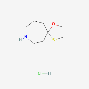 1-Oxa-4-thia-9-azaspiro[4.6]undecane;hydrochloride