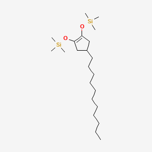 Silane, [(4-undecyl-1-cyclopentene-1,2-diyl)bis(oxy)]bis[trimethyl-