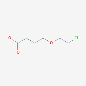 molecular formula C6H10ClO3- B15348059 4-(2-Chloroethoxy)butanoate 