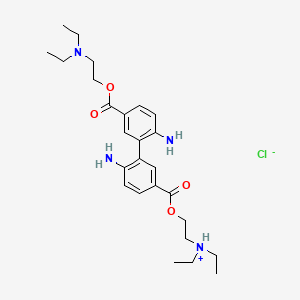 Di-(beta-diethylaminoethyl)-2,2'-diamino-5,5'-biphenylcarboxylate hydrochloride