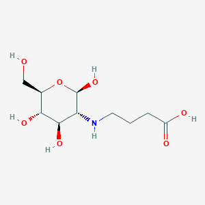 B153482 2-N-(Carboxypropylamino)-2-deoxyglucopyranose CAS No. 134954-46-4