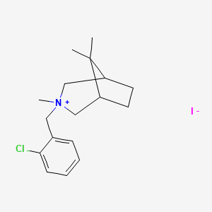 3-(o-Chlorobenzyl)-3,5,8,8-tetramethyl-3-azoniabicyclo(3.2.1)octane iodide