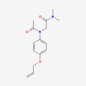 Acetanilide, 4'-(allyloxy)-N-(dimethylcarbamoylmethyl)-