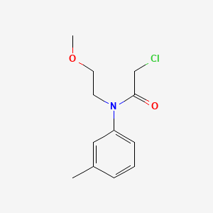 2-Chloro-N-(2-methoxyethyl)-N-(3-methylphenyl)acetamide