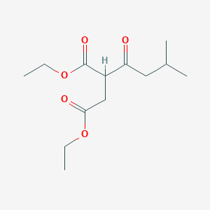 Diethyl 2-(3-methylbutanoyl)butanedioate