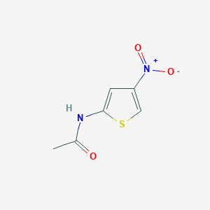 molecular formula C6H6N2O3S B15348624 Acetamide,N-(4-nitro-2-thienyl)- 