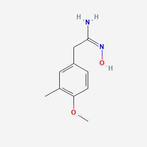 N-Hydroxy-2-(4-methoxy-3-methyl-phenyl)-acetamidine