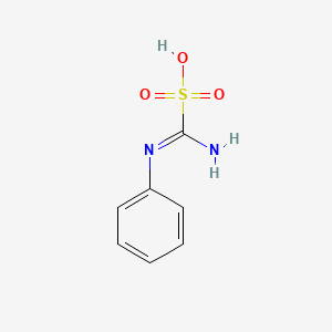 Methanesulfonic acid, 1-imino-1-(phenylamino)-