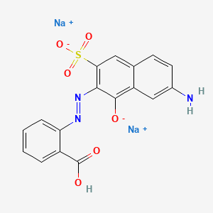 Benzoic acid, 2-[(7-amino-1-hydroxy-3-sulfo-2-naphthalenyl)azo]-, disodium salt