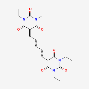 2,4,6(1H,3H,5H)-Pyrimidinetrione, 5-[5-(1,3-diethylhexahydro-2,4,6-trioxo-5-pyrimidinyl)-2,4-pentadienylidene]-1,3-diethyl-