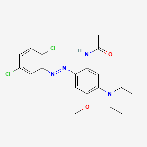 Acetamide, N-[2-[(2,5-dichlorophenyl)azo]-5-(diethylamino)-4-methoxyphenyl]-