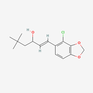 1-(2-Chloro-3,4-methylenedioxyphenyl)-5,5-dimethyl-1-hexen-3-ol