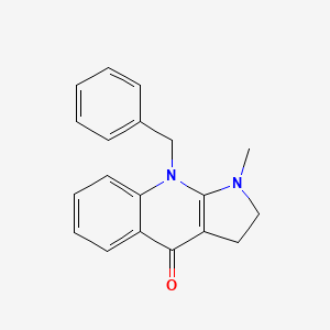 9-Benzyl-2,3,4,9-tetrahydro-1-methyl-1H-pyrrolo[2,3-b]quinolin-4-one