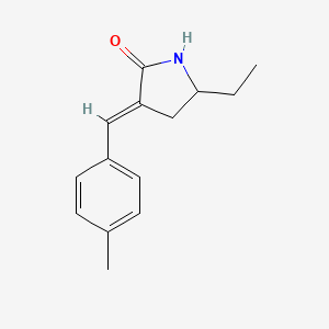 (E)-5-Ethyl-3-(4-methylbenzylidene)pyrrolidin-2-one