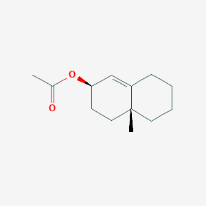 molecular formula C13H20O2 B15348850 [(2R,4aR)-4a-methyl-3,4,5,6,7,8-hexahydro-2H-naphthalen-2-yl] acetate 