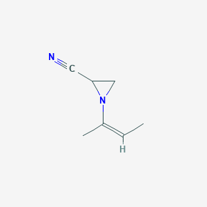 1-[(Z)-but-2-en-2-yl]aziridine-2-carbonitrile