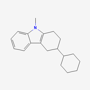 3-Cyclohexyl-9-methyl-1,2,3,4-tetrahydrocarbazole