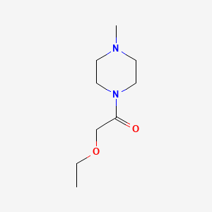 molecular formula C9H18N2O2 B15348934 2-Ethoxy-1-(4-methylpiperazin-1-yl)ethanone 