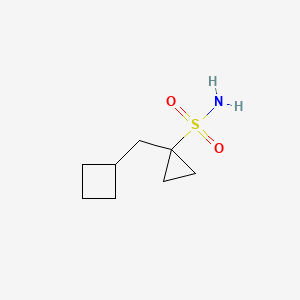 1-(Cyclobutylmethyl)cyclopropane-1-sulfonamide