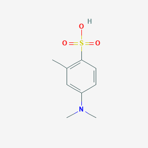 molecular formula C9H13NO3S B15348982 Benzenesulfonic acid, 4-(dimethylamino)-2-methyl- 