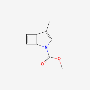 4-Methyl-2-azabicyclo[3.2.0]hepta-3,6-diene-2-carboxylic acid methyl ester