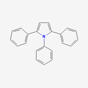 molecular formula C22H17N B15349035 1,2,5-Triphenylpyrrole CAS No. 851-33-2