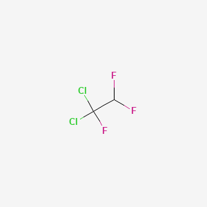 molecular formula C2HCl2F3 B15349047 1,1-Dichloro-1,2,2-trifluoroethane CAS No. 812-04-4